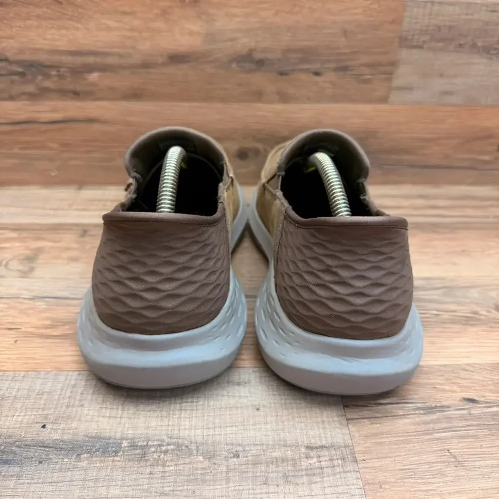 Skechers Men’s size 9.5 Tan Brown Slip-On Casual Loafers